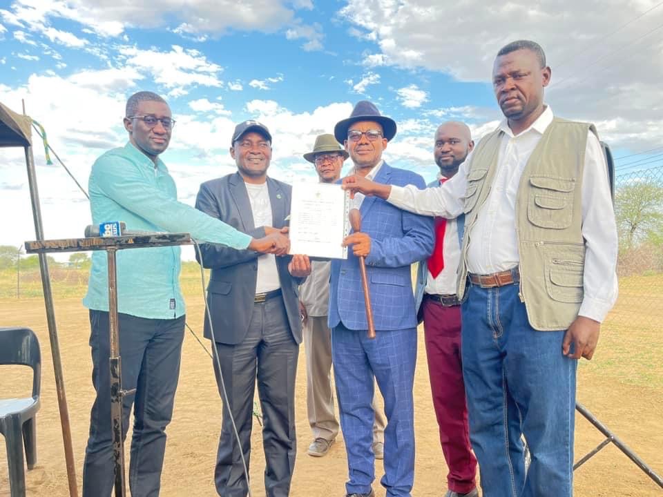 PROJECT HANDOVER CEREMONY FOR THE BUSH TO FEED PLANT IN OZONAHI CONSERVANCY
