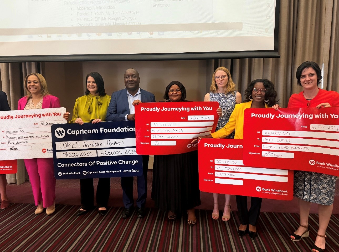 JOINT MEDIA RELEASE: Namibia Prepares for COP29 "Ministry Hosts Key Meeting and Secures NAD 1,775,000 Sponsorship for National Pavilion"