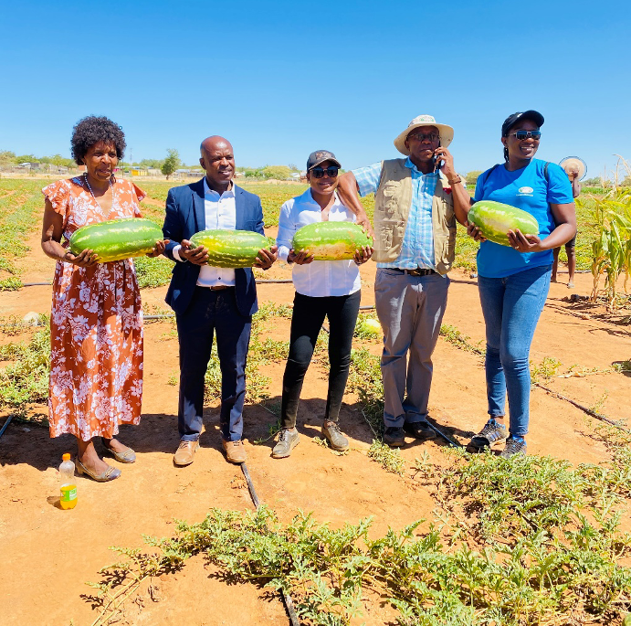 Parliamentary Standing Committee on Natural Resources undertake follow-up visit to Fransfontein Community Garden, Kunene Region