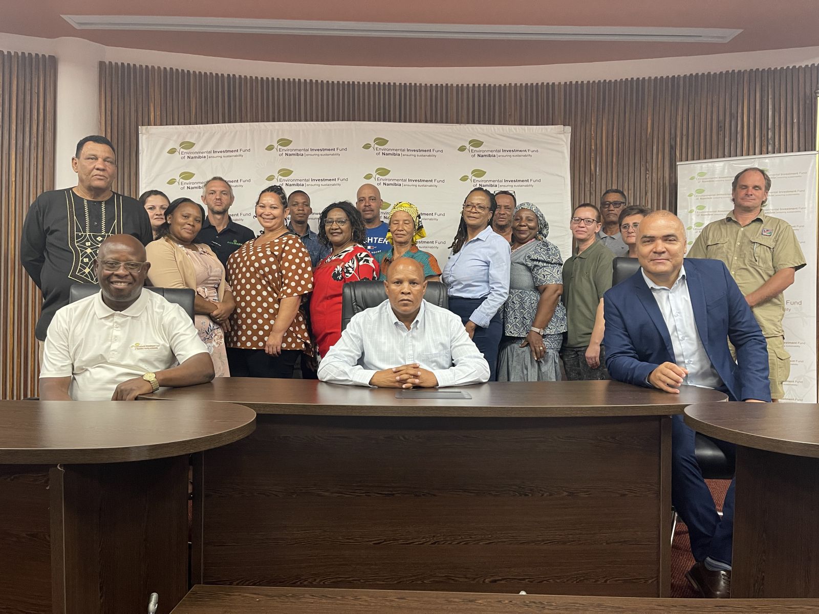 Environmental Investment Fund of Namibia (EIF) hosts the Urban Agriculture Grant e-voucher card issuance and terminal roll-out in Mariental (Hard Region) 