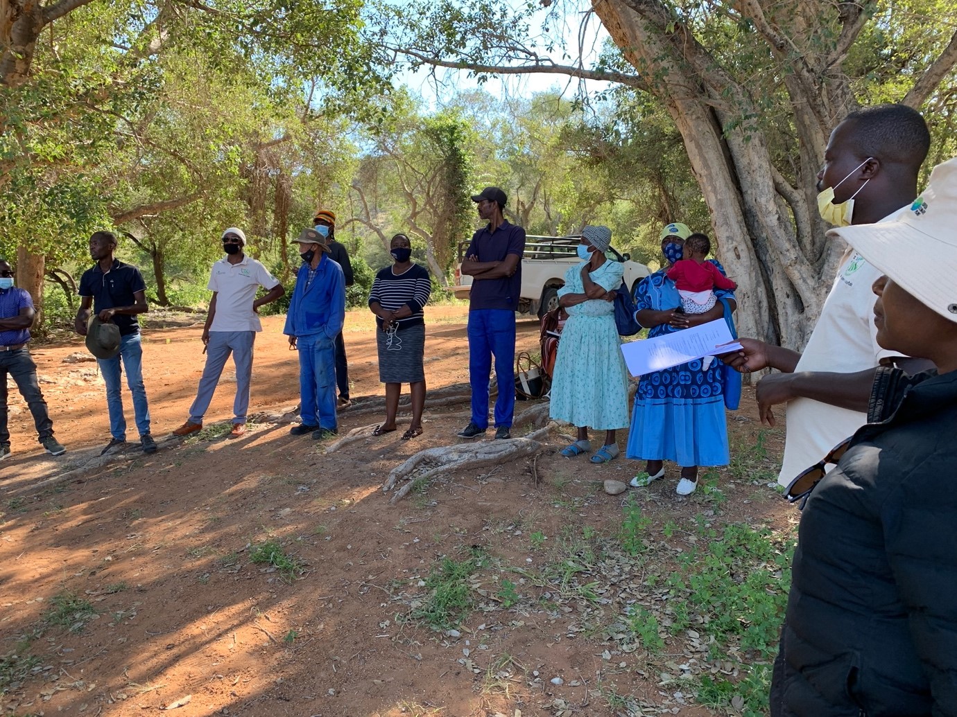 Fransfontein Garden Site Handover