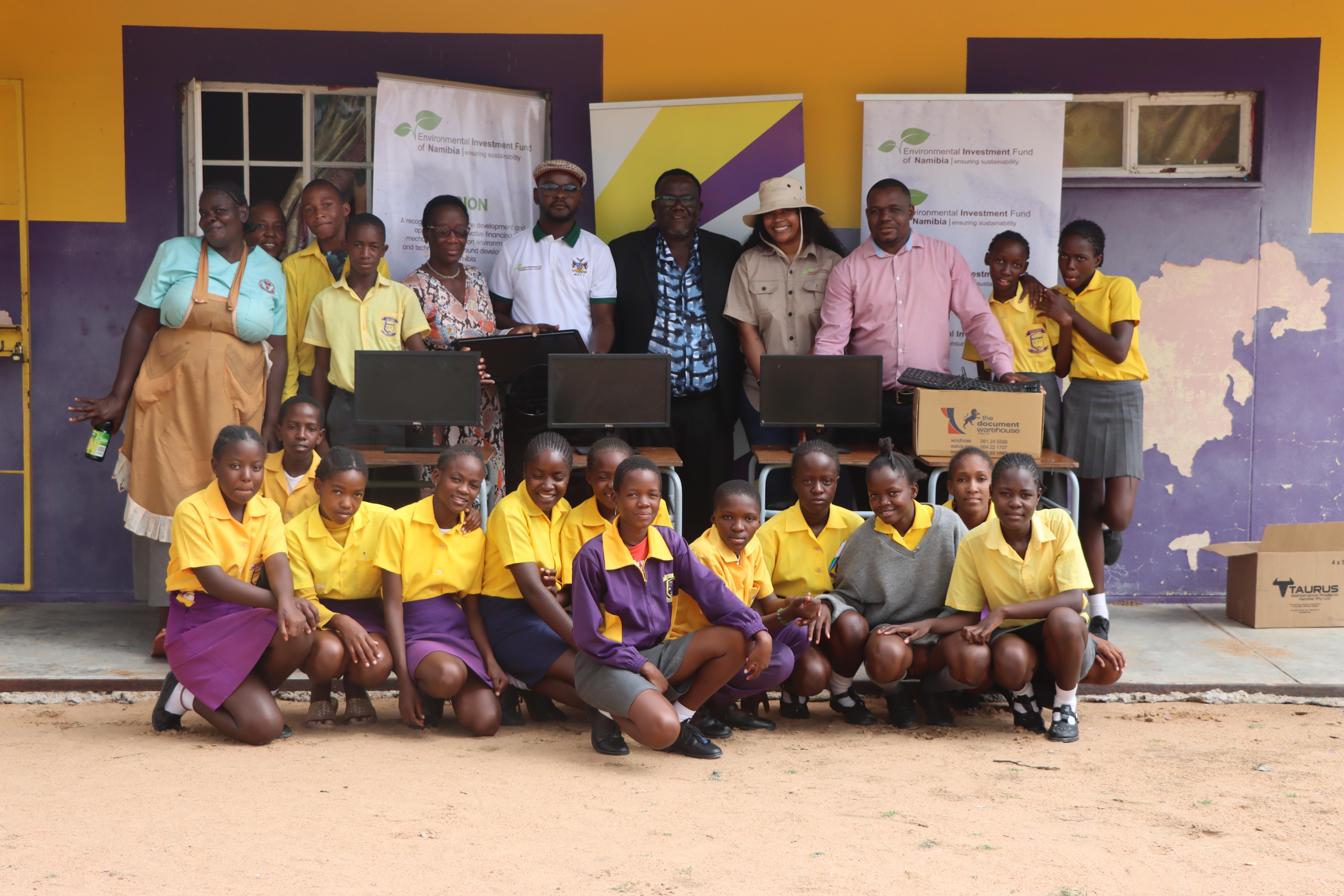 Handover of Donated Computers to Okahitua Primary School, Okakarara