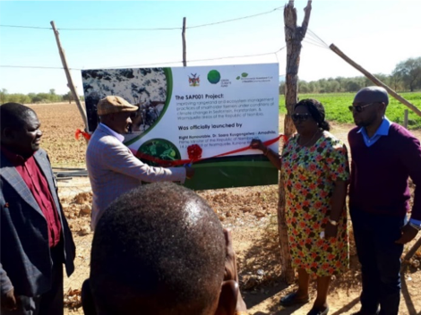 Improving rangeland and ecosystem management practices of small holder farmers under conditions of climate change (Irema) in Sessfointein, Fransfontein and Warmquelle areas inception project workshop held